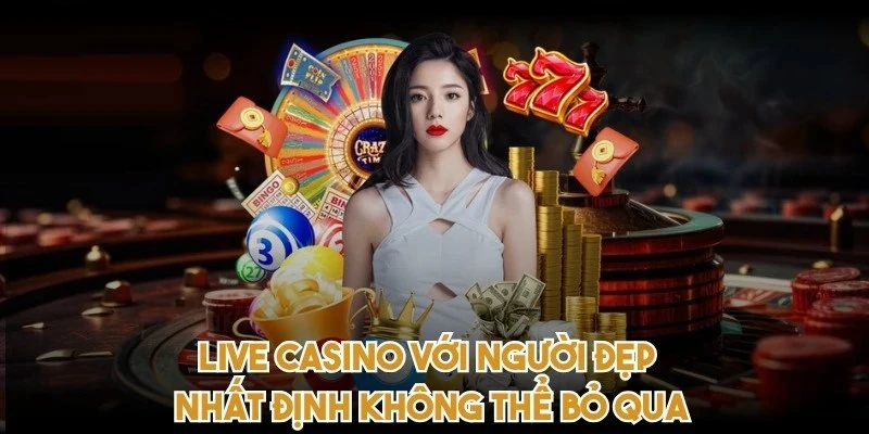 Giao diện casino cực đẹp mắt